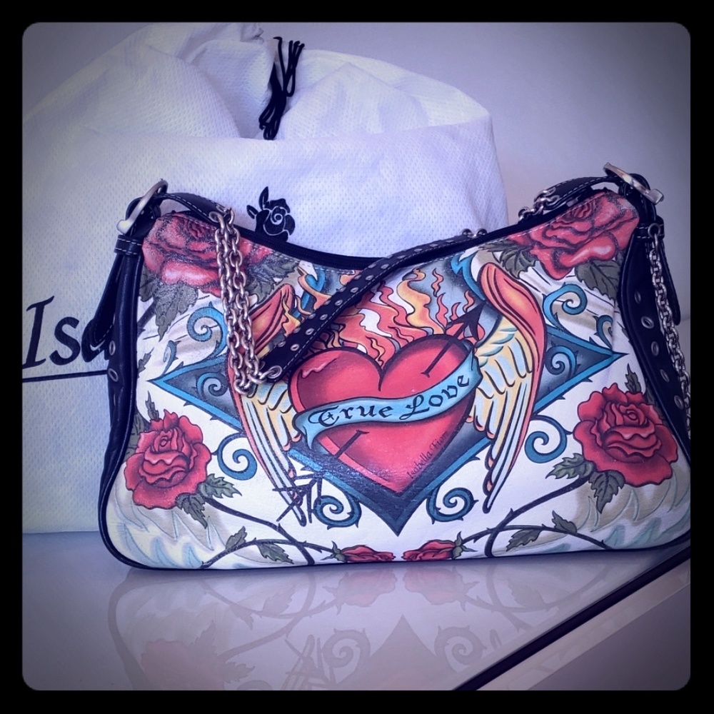Authentic Isabella Fiore heart tattoo bag